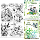 Heron Summer Theme Clear Stamps