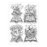 Book Clear Stamps