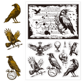 Raven Flower Clear Stamps