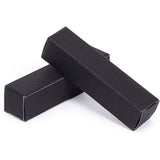 Kraft Paper Jewelry Boxes, Lip Balm/Lipstick Box, Rectangle, Black, 8.5x2x2cm