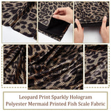 Leopard Print Polyester Fabric, Garment Accessories, for DIY Crafts, Leopard Pattern, 150x0.02cm