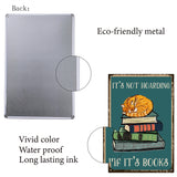 Vintage Metal Iron Tin Sign Poster, Wall Decor for Bars, Restaurants, Cafes Pubs, Rectangle, Cat Shape, 300x200x0.5mm, Hole: 3mm