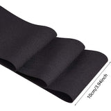 Flat Elastic Rubber Band, Webbing Garment Sewing Accessories, Black, 100mm