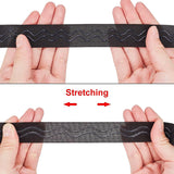 Polyester Non-Slip Silicone Elastic Gripper Band, for Garment Sewing Project, Black, 25x1mm, about 10yards/roll
