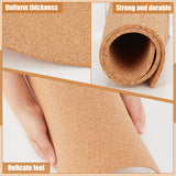 Cork Insulation Sheets, for Coaster, Wall Decoration, Party and DIY Crafts Supplies, Square, Peru, 300x300x3mm
