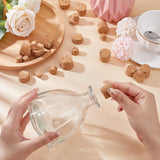 50Pcs 5 Style Cork Bottle Stoppers, Wine Accessories, BurlyWood, 13~26.5x10~20mm, 10pcs/style