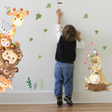 PVC Wall Stickers, Wall Decoration, Animal Pattern, 290x820mm