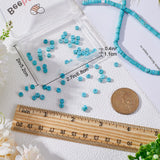 1 Strand Natural Howlite Beads Strands, Dyed & Heated, Heishi Beads, Flat Round/Disc, 4x2mm, Hole: 0.7mm, about 154pcs/strand, 15.43 inch(39.2cm)