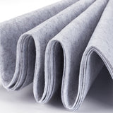 Polyester Felt, Fabric, Rectangle, Light Grey, 40x0.1cm, 3m/roll