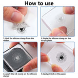 Custom PVC Plastic Clear Stamps, for DIY Scrapbooking, Photo Album Decorative, Cards Making, Stamp Sheets, Film Frame, Sunflower, 160x110x3mm