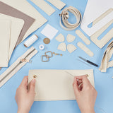 DIY Women's Shoulder Bag Making Kits, including PU Imitation Leather Fabrics, Screwdriver, Screw, Mixed Color