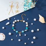 706Pcs ABS Plastic Imitation Pearl Beads, Mixed Shape, White, 706pcs/box