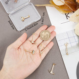 8Pcs 4 Styles Rack Plating Brass Micro Pave Cubic Zirconia Tool Pendants, Wrench & Plier & Hammer Charm, with Jump Ring, Real 18K Gold Plated, 23~32x8~16.5x2.5~6.5m, Hole: 3.4mm, 2pcs/style