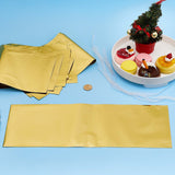 Plastic Packaging Bags, Aluminum Plated, with String, for Red Wine Packaging, Rectangle, Champagne Yellow, 46.2x16.6x0.04cm