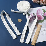 1 Set Women's Wedding Dress Zipper Replacement, Adjustable Fit Satin Corset Back Kit, Lace-up Formal Prom Dress, White, 482~4000x15~24x2.3~4mm, 3pcs/set