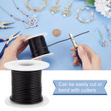 Custom Round Aluminum Wire, Electrophoresis Black, 10 Gauge, 2.5mm, about 32.81 Feet(10m)/Roll
