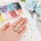 10Bag 10 Color Transparent Acrylic Rhinestone Cabochons, Point Back, Diamond, Mixed Color, 3x2.5mm, about 10 color, 1bag/color, 10 bag, 600pcs/bag