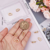 10Pcs Rack Plating Brass Micro Pave Cubic Zirconia Snap on Bails, Real 18K Gold Plated, 12x7.5x3mm, Hole: 4.5x8.5mm