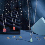 40Pcs 2 Colors 304 Stainless Steel Tube Bails, Loop Bails, Mixed Color, 15.5x6x6mm, Hole: 2mm, 20pcs/color