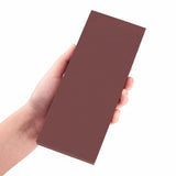 Plastic Punching Pad, Hole Punch Stamping Tool, DIY Leather Craft Tools, Rectangle, Dark Red, 20x8x2.1~2.3cm