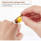 Glass Essential Oil Empty Perfume Bottle, with Roller Ball and Plastic Caps, Bottle Openers, 3ML Disposable Dropper and Funnel Hopper, Mixed Color