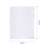 OPP Cellophane Bags, Rectangle, Clear, 15x10cm, Unilateral Thickness: 0.0035mm, about 600pcs/bag