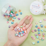 100 Pcs 5 Styles Handmade Polymer Clay Beads, for DIY Jewelry Crafts Supplies, Butterfly & Horse & Bear & Owl & Monkey, Mixed Color, 20pcs/style