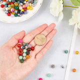 Gemstone Beads, Round, 8mm, Hole: 1mm, 200pcs/box