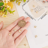 12Pcs 3 Style Brass Micro Pave Cubic Zirconia Charms, with Jump Ring, Long-Lasting Plated, Heart Charm, Golden, 7.5~8x6.5~7x2~2.5mm, Hole: 1.5~3.5mm, 4pcs/style