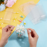 30Pcs Rectangle Transparent Plastic PVC Box Gift Packaging, Waterproof Folding Box, for Toys & Molds, Clear, Box: 5x5x10.1cm