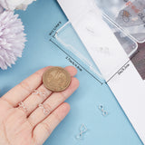 8Pcs 4 Style 925 Sterling Silver Pendant Bails, Ice Pick Pinch Bails, with 925 Stamp, Silver, 12~13mm, Hole: 3~4mm, Pin: 0.5~0.8mm, 2Pcs/style