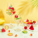 Imitation Fruit & Ice, in Foam, Silicone, Resin & Acrylic, Mixed Color, 68pcs/set