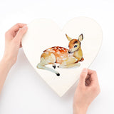 Unfinished Wood Heart Cutout Shape, for Wedding, Valentine, DIY Supplies, BurlyWood, 25x25x0.2cm