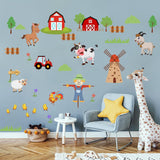 PVC Wall Stickers, for Wall Decoration, Mixed Patterns, 290x900mm, 2pcs/set