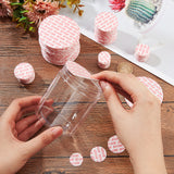 500Pcs 5 Style Flat Round Foam Lid Liners, Pressure Sensitive Seals, for Cosmetic Bottle Jar Lid Seal, White, 20~63x1mm, 100pcs/style