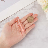 Alloy Bookmark Findings, Anchor Bookmark Clips, Rose Gold, 69.5x36.5x13.5mm, Hole: 3.5mm