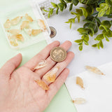 16Pcs Natural Citrine Pendants, with Real 18K Gold Plated Eco-Friendly Copper Wire Wrapped, Nuggets, Real 18K Gold Plated, 27.5~32x11~13x6.5~12mm, Hole: 3mm