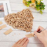 400Pcs Memo Paper, Message Scrolls, for Wishing Bottles Accessories, BurlyWood, 59x20x0.1mm