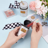 Silk Scarf Keychain, Brushed Mini Portable Lipstick Storage Bag PVC Keychain, for Woman Girls, Silver, 15.5cm