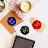 Brass Wax Seal Stamp with Handle, for DIY Scrapbooking, Letter Pattern, 3.5x1.18 inch(8.9x3cm)