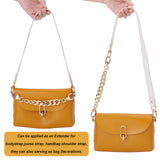 Aluminum Alloy Bag Extender Chains, with Swivel Clasps, for Bag Straps Replacement Accessories, Light Gold, 22x1.9x0.5cm