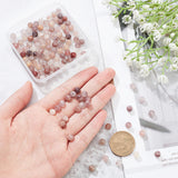 Natural Quartz Beads Strands, Faceted(128 Facets), Round, 6mm, Hole: 1mm, about 61pcs/strand, 14.96 inch(38cm), 2 strands/box
