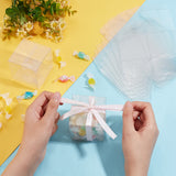 30Pcs Square Transparent Plastic PVC Box Gift Packaging, Waterproof Folding Box, for Toys & Molds, Clear, Box: 6x6x6.1cm