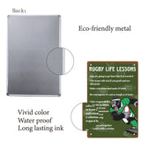 Metal Iron Sign Poster, for Home Wall Decoration, Rectangle, Word, 300x200x0.5mm