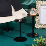 3Pcs 3 Sizes Acrylic Display Stand Risers, for Photo Frame, Jewelry Display, Flat Round, Black, 7.6x12~16.5cm, 1 size/pc