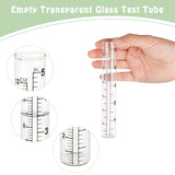 Empty Transparent Glass Test Tube, Clear, 139x22mm