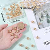 50Pcs Brass Filigree Beads, Filigree Ball, Round, Real 18K Gold Plated, 10mm, Hole: 1mm
