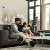 PVC Wall Stickers, Wall Decoration, Bear, 900x390mm, 2pcs/set