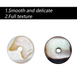 150Pcs 3 Styles Natural Freshwater Shell Beads, Disc/Flat Round, Heishi Beads, Creamy White, 6~10x1~2mm, Hole: 1~1.5mm, 50pcs/style