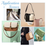 Adjustable PU Imitation Leather Bag Handles, with Alloy Clasps, for Bag Straps Replacement Accessories, Chocolate, 76~80x4x0.35cm